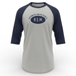 R.E.M. “Automatic for the People” Raglan Quarter Sleeve Band Tee NWT XL
